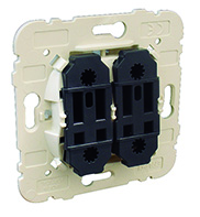 Double Two-way Switch with Pilot Lamp